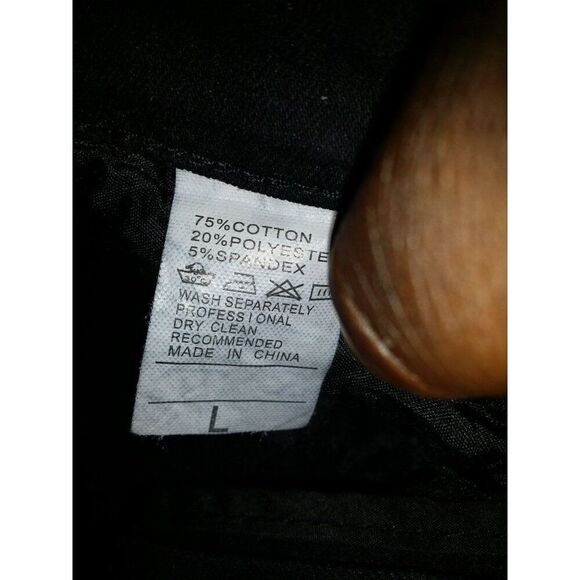 Bart Simpson Jeans Men Sz L Black Straight Leg Embroidered Zippers Streetwear‎ - Picture 6 of 8